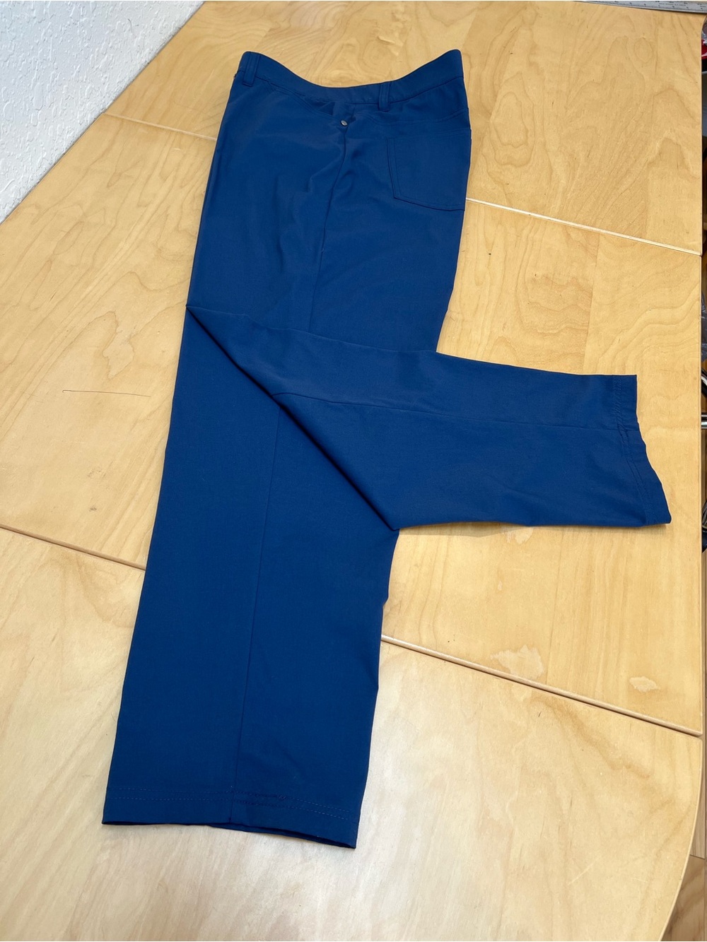 adidas Men's Navy Straight-Leg Chinos